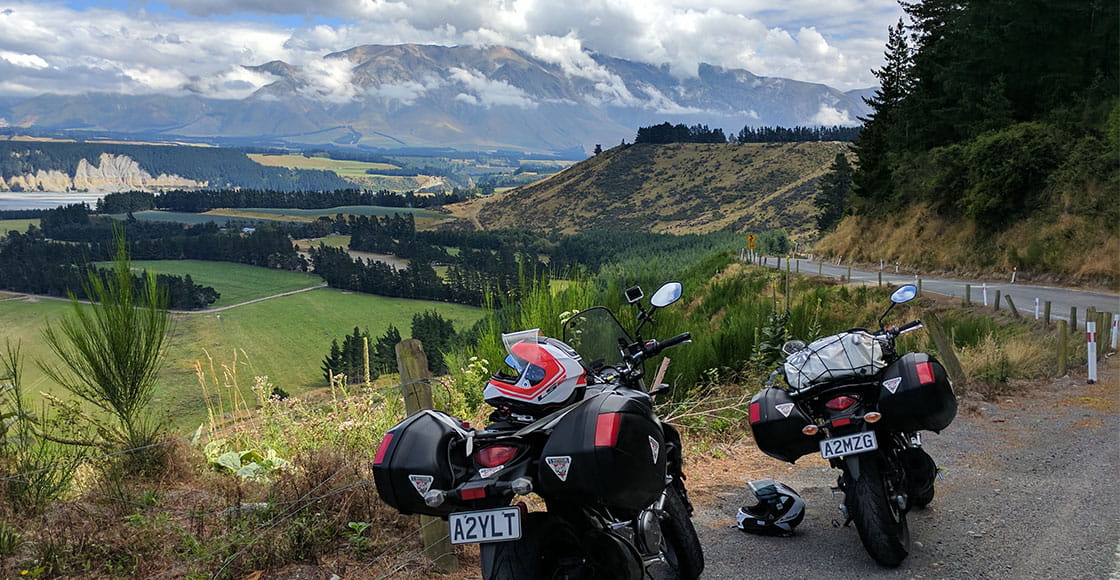 Touring in a european valley
