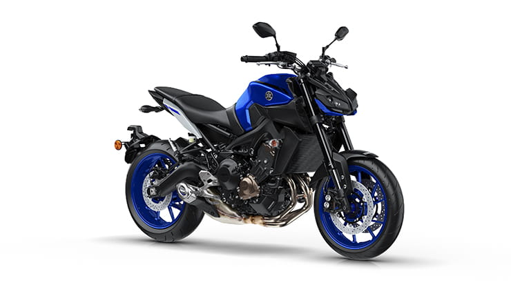 Yamaha MT-09 available in three colours: Race Blu