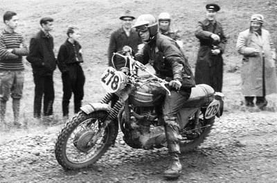 McQueen muscles around the Triumph Trophy on the ISDT, you don't have to do that to wear this jacket.