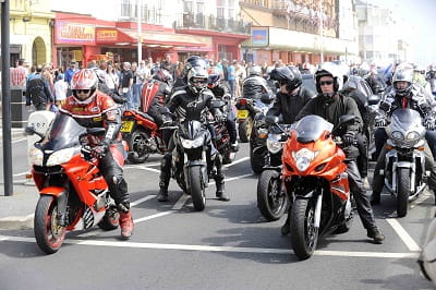 More than 32,000 bikes were in Hastings on Sunday!