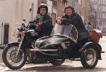 Two Fat Ladies and their sidecar