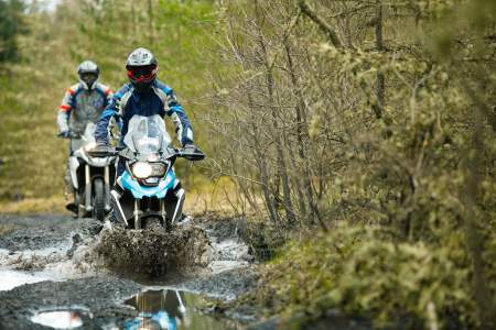 Read Simon Pavey's tips on how to ride in the rain and through deep water