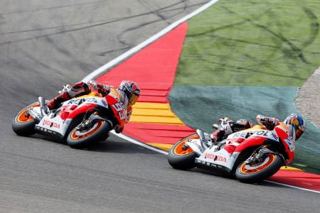 MARQUEZ CUTS THE CABLE
