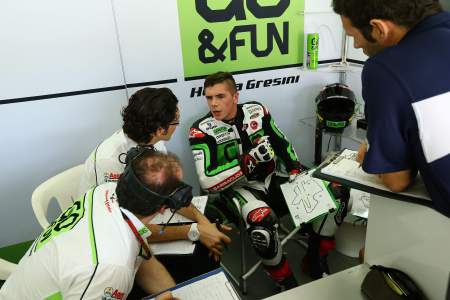 Redding and his new Gresini Team are gelling well