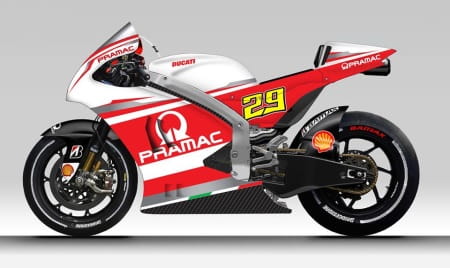 Pramac Ducati's 2014 livery