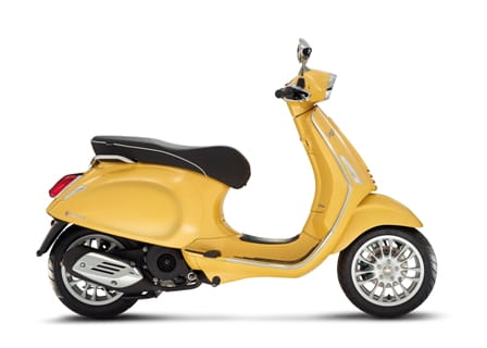 Vespa Sprint, also available in macho yellow
