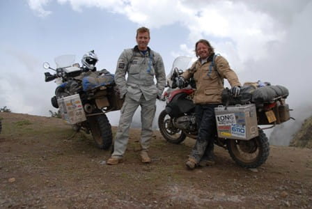 McGregor and Boorman during their 2004 Long Way Round adventure