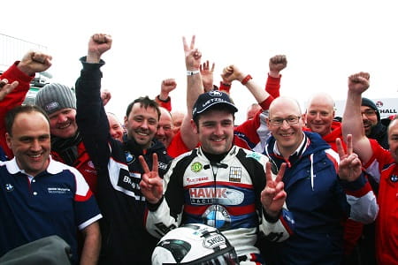 Dunlop won the superbike and superstock race