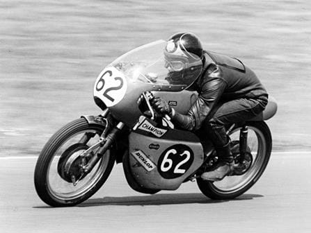 Barry Sheene makes his racing debut on a Bultaco aged just 17