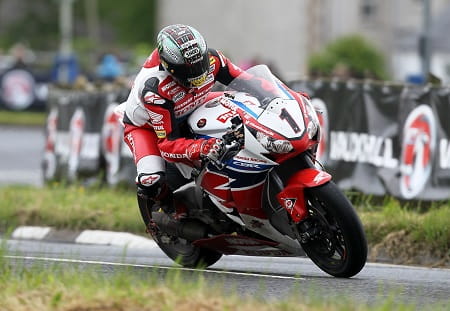 McGuinness struggled at the NW200