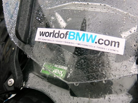 Traditional British weather for the World of BMW