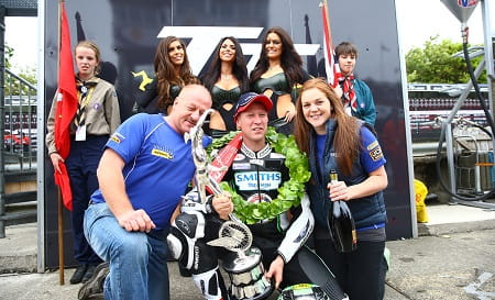 Gary Johnson took Triumph's first win for eleven years