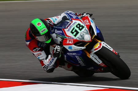 Laverty was back on the podium in race one