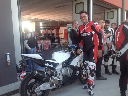Marc Potter tested the BB3 in Italy today