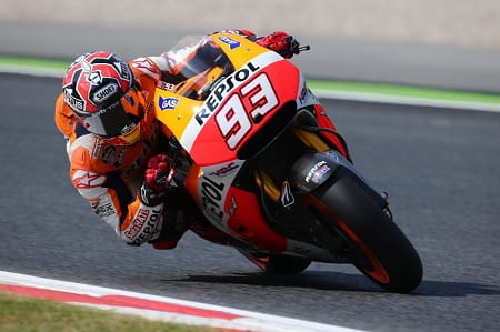 Marquez was fastest once again in post-race testing