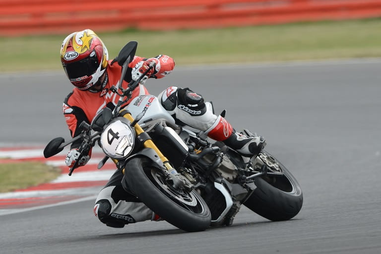 Ducati Monsters have never really been designed for track use, but that didn’t stop us trying out our long-term test Ducati Monster 1200S at Silverstone on an exclusive Ducati track day.