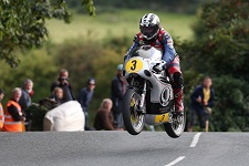 Dunlop's other ride is a Molnar Manx Norton