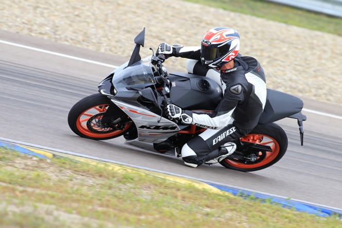 Our man tests the RC390's sporty capabilities