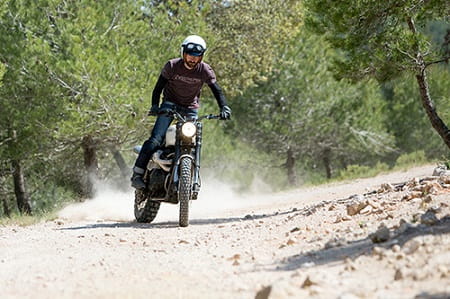 Triumph's Lopez gets giddy on the Tramontana.