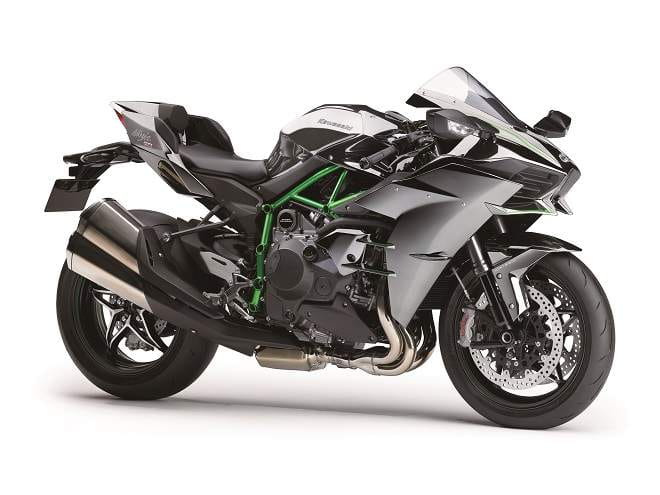 Street version of the Ninja H2. Yours for £22,000.