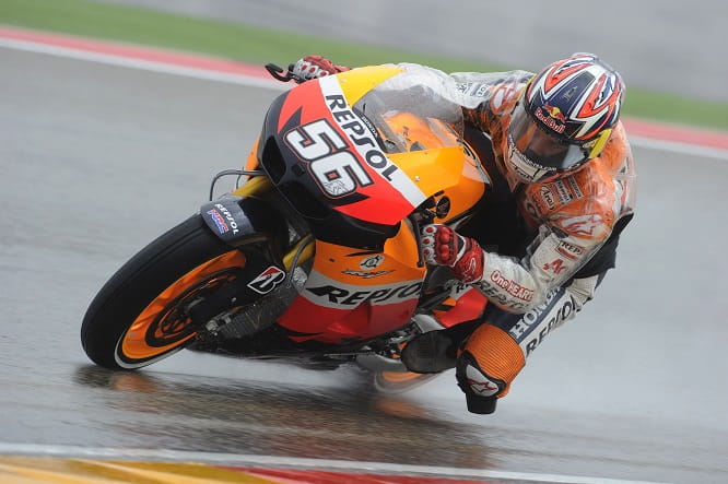 Rea spent 2 rounds on the Repsol Honda in 2008