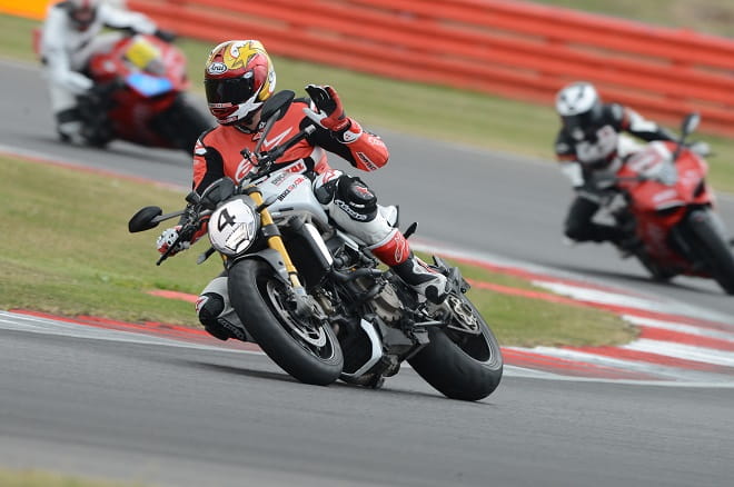 Monster took some scalps at the Silverstone Ducati track day.