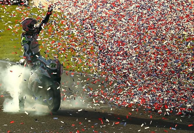 Byrne won a record 4th British Superbike title