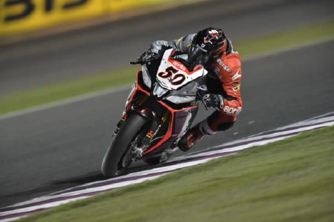 Guintoli clinched the World Superbike title in Qatar