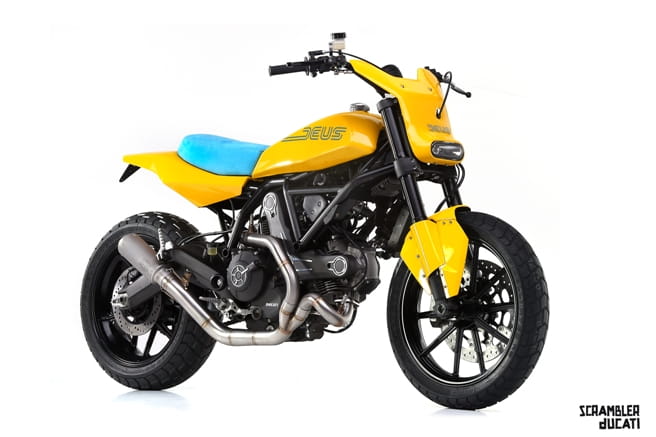 Deus Ex Machina's 'Hondo Grattan' interpretation of the Ducati Scrambler 'Full Throttle'