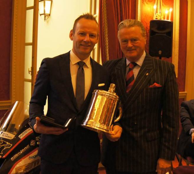 Shane Byrne receives prestigious Torrens Trophy
