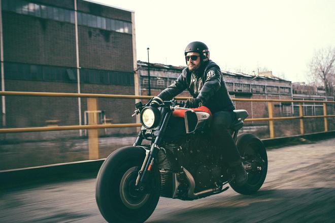 'Radical dragster meets cafe racer concept' apparently