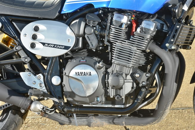 The mighty 1251cc in-line four cylinder heart of Yamaha's XJR1300