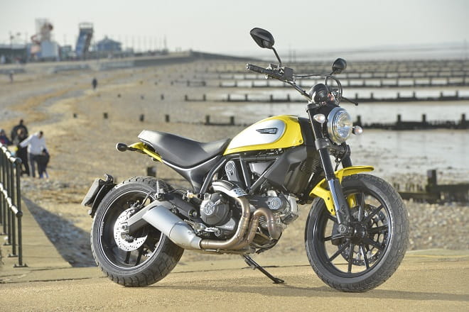 Okay so it may not be what Ducati had in mind with #LandOfJoy, but Hunstanton and the Norfolk Riviera are great testing roads for the new Scrambler.