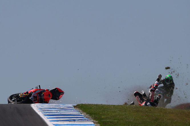 Bayliss suffered a heavy fall in free practice