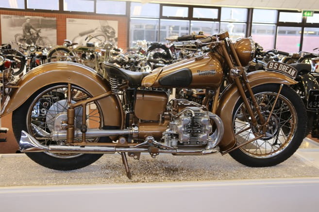 Brough Superior Golden Dream now sits in the National Motorcycle Museum