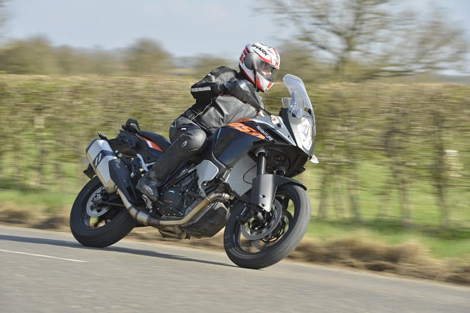KTM 1050 Adventure; excels on the road