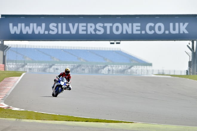 Bike Social's Marc Potter has the freedom of Silverstone with an R1