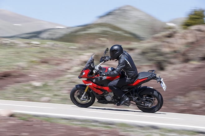 The S1000XR is a rapid road bike that's happy touring or tearing it up.