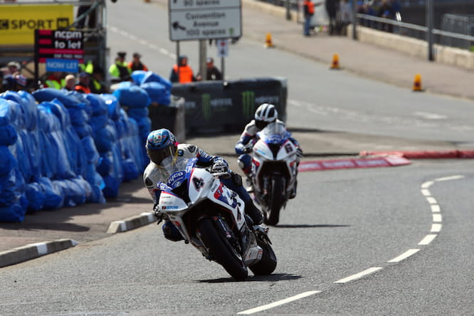 Martin on the BMW S 1000 RR at the North West 200
