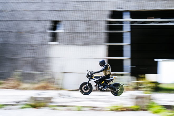 Ducati's Scrambler, but not as you know it. See this at Bike Shed this weekend.