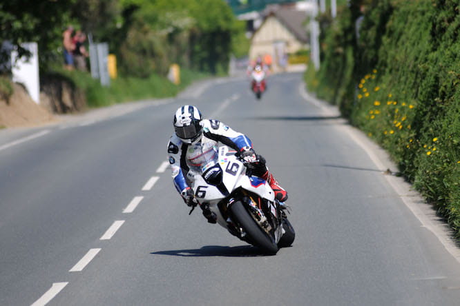 Michael Dunlop on the BMW in 2014
