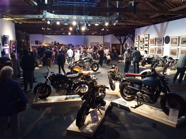 Just one of the many rooms at The Bike Shed Show