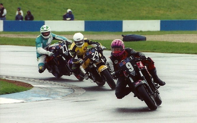 Race bikes were developed by Ron Haslam