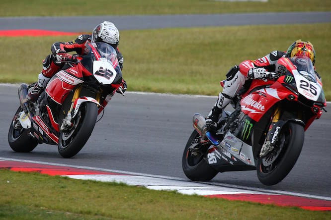 O'Halloran and Brookes fought it out for race two