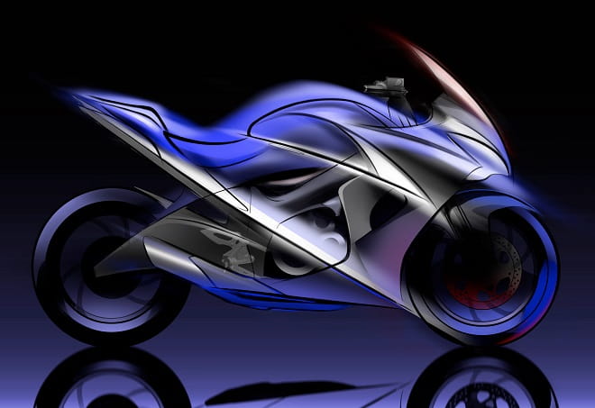 Suzuki's styling sketches show their Crouching Best concept.