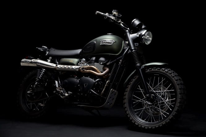 Film star Triumph Scrambler set to be auctioned for charity