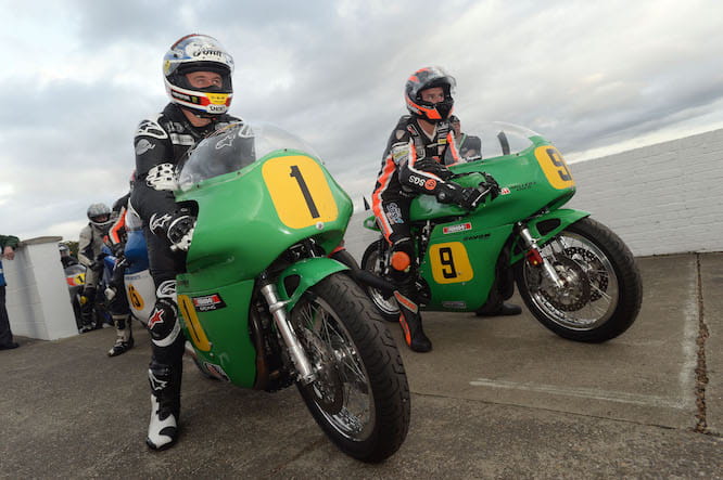 McGuinness and Farquhar will line up on the Roger Winfield bikes