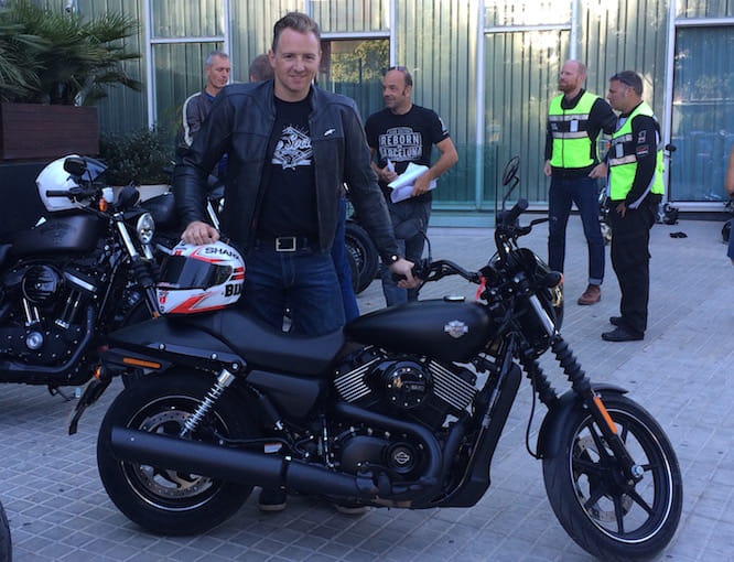 Michael Mann with Harley's Street 750