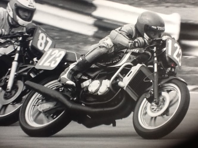 Dave Heal on his RD350LC