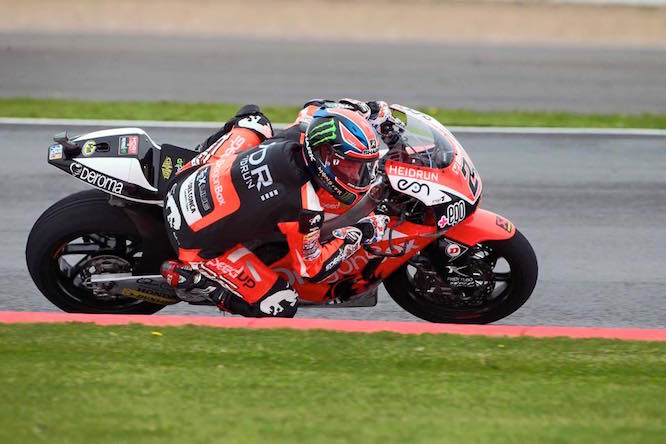 Sam Lowes took sixth in his home Grand Prix
